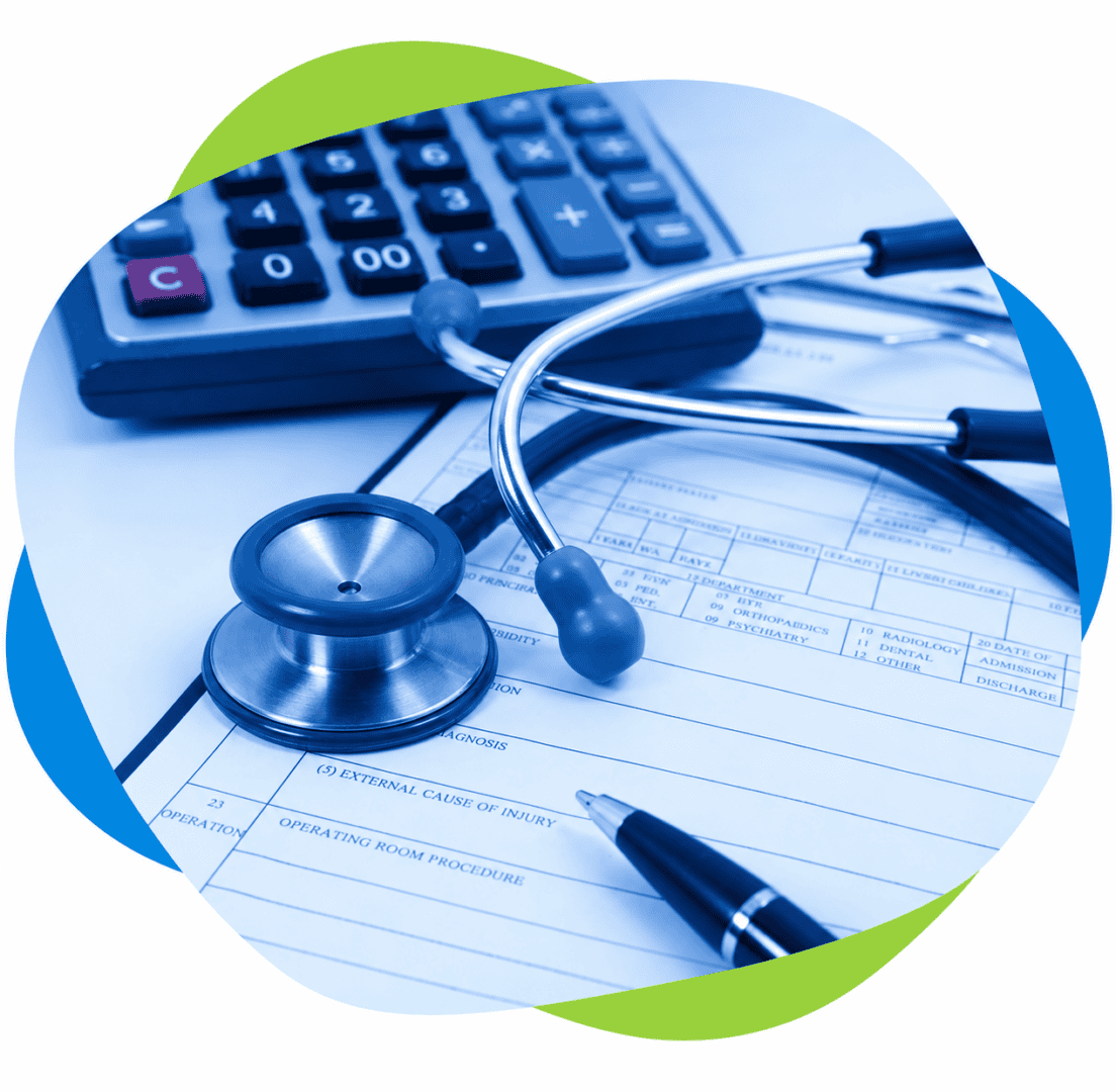 Blue-Toned Healthcare Essentials